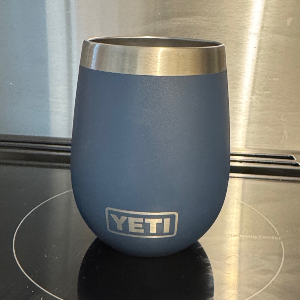 YETI Navy Stainless Steel Wine Tumbler